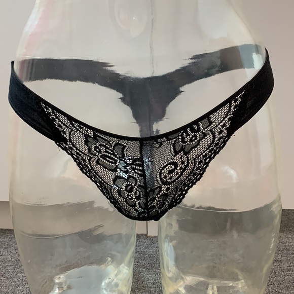 Lot of 3 Lace-Front No-Show Thongs S/M NWT - Picture 2 of 5